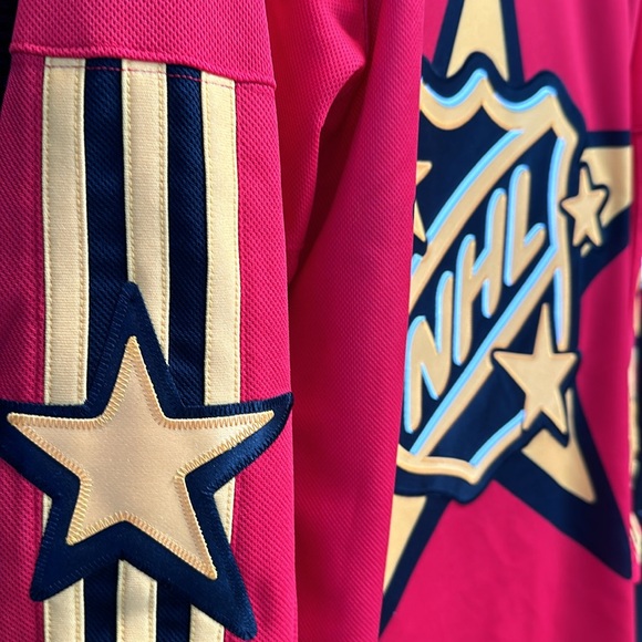 Men's 2024 NHL All-Star Game adidas x drew house Red Primegreen Authentic Jersey - Picture 5 of 6